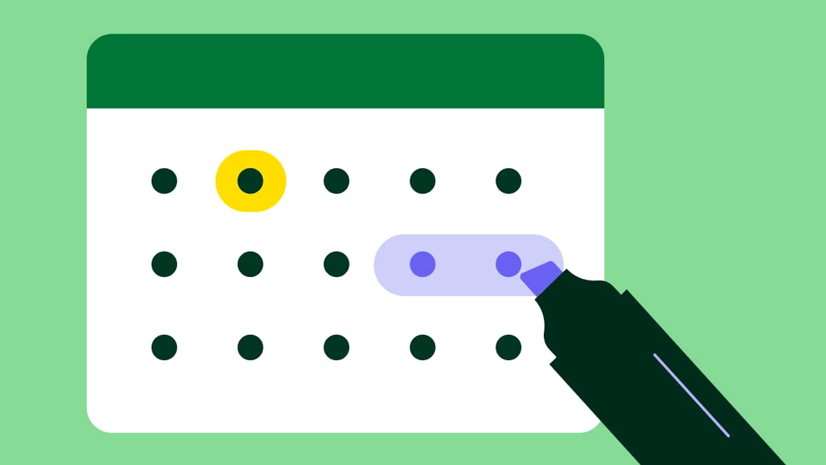 Content marketing calendar