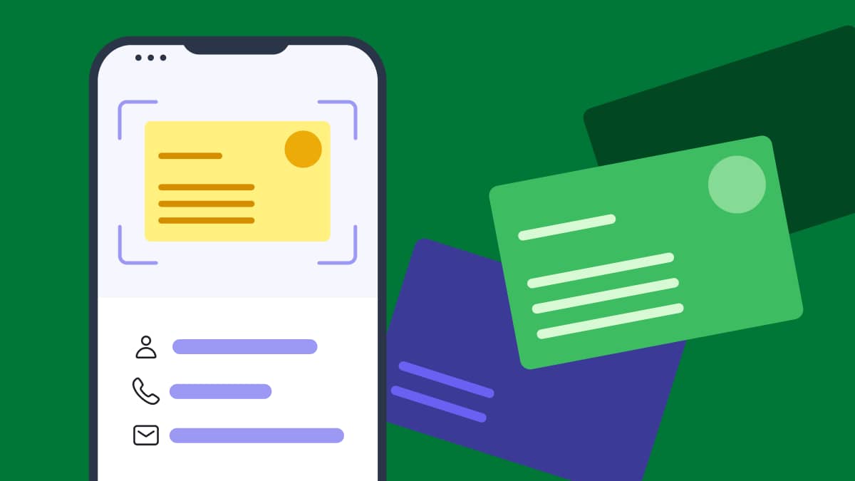visitekaartjesscanner voor Android